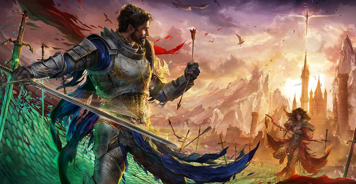 Лучник против рыцаря (арт archerage.to).