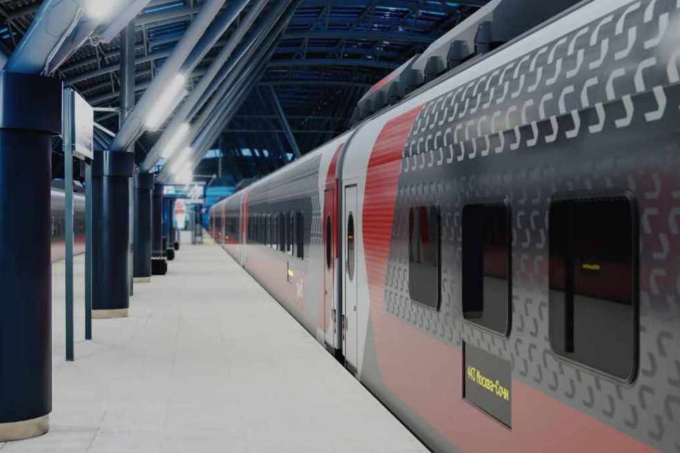 Рендер пассажирского вагона габарита Т. Источник: ТМХ