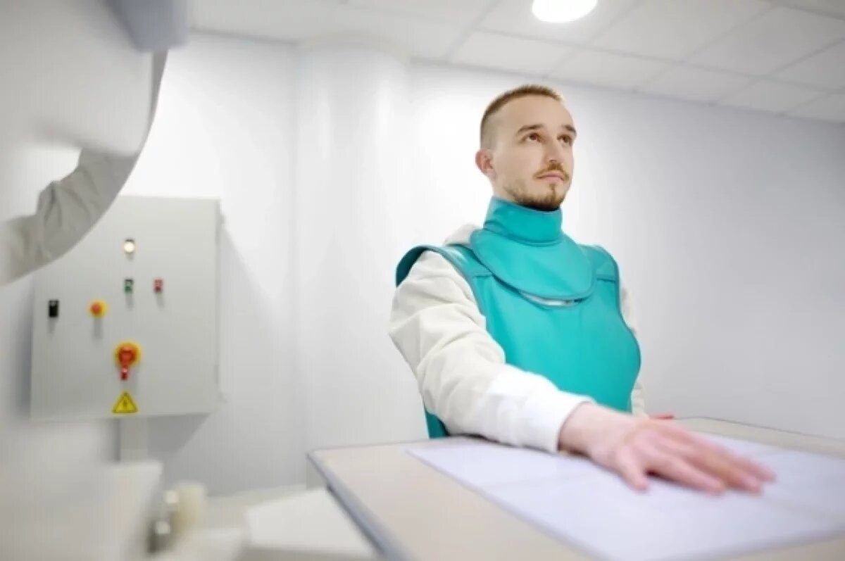    Свинец от облучения.