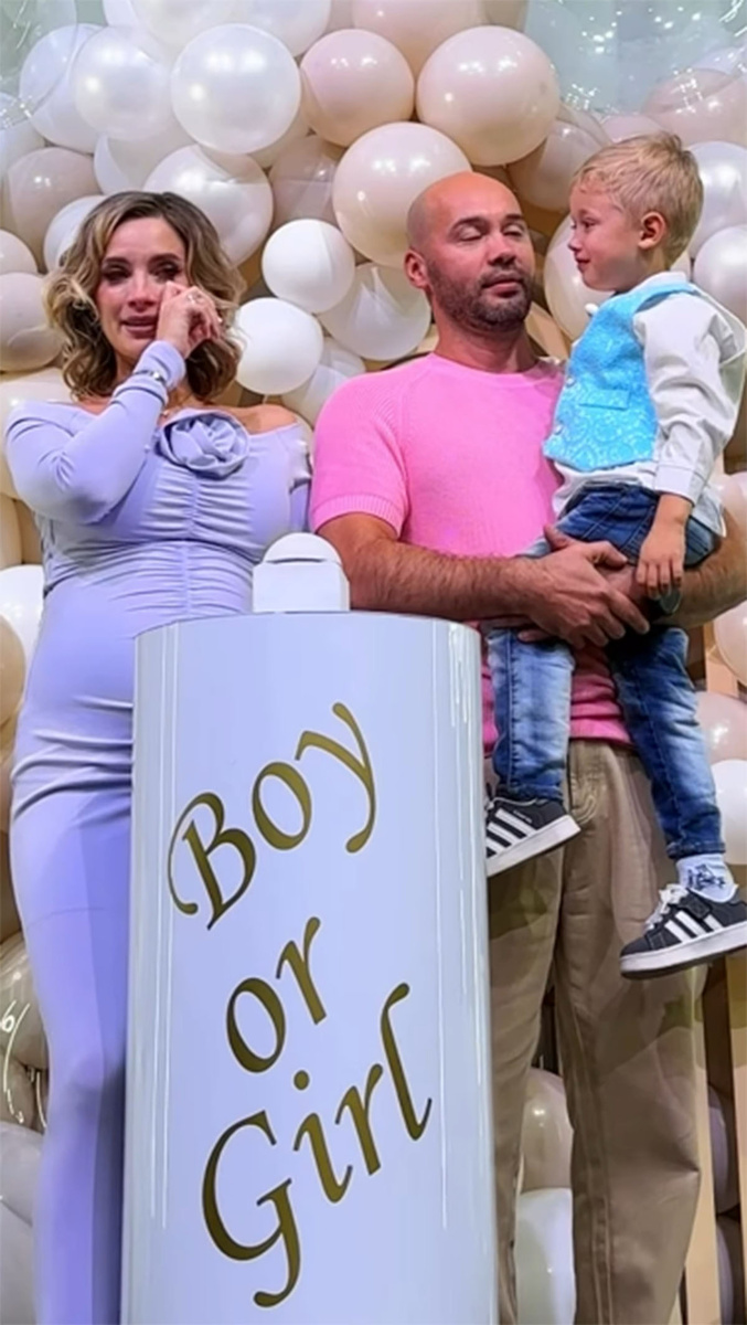 Кристина и Андрей Черкасовы с сыном Святославом. Фото: соцсети Кристины Черкасовой