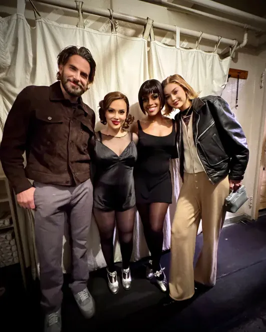 Брэдли Купер, Алисса Милано, Кимберли Мэрэбл, Джиджи Хадид. Фото: соцсети 