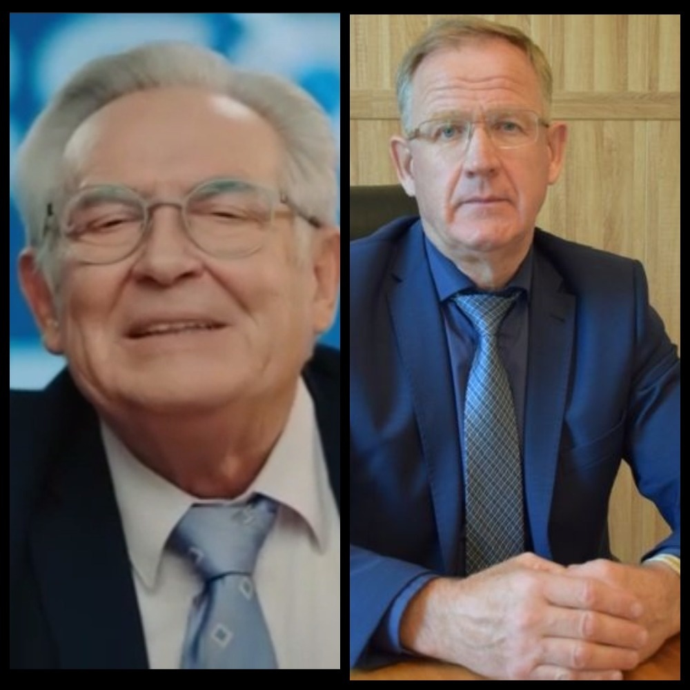 Настоящему мэру Теребилову (справа) не понравилась реплика вымышленного телеведущего в исполнении Юрия Стоянова. Коллаж "Калашникова говорит".