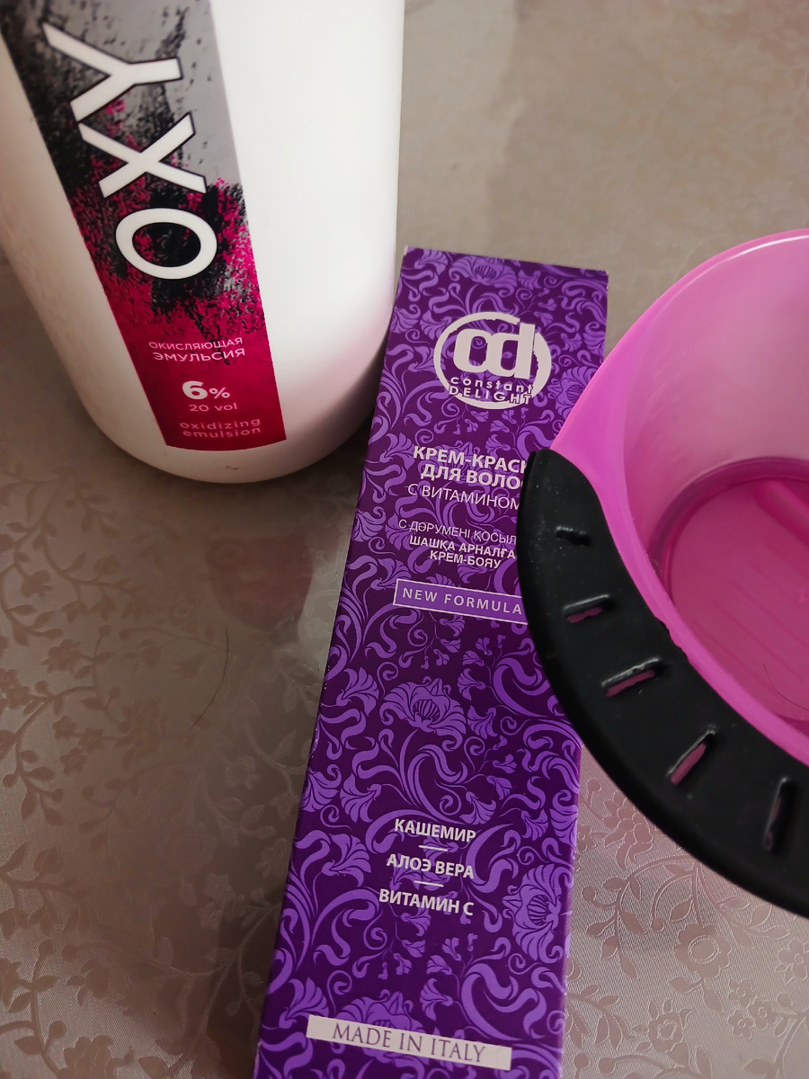 Окислитель ещё  Ollin, но сказали, счто это не принципиально. Фото автора