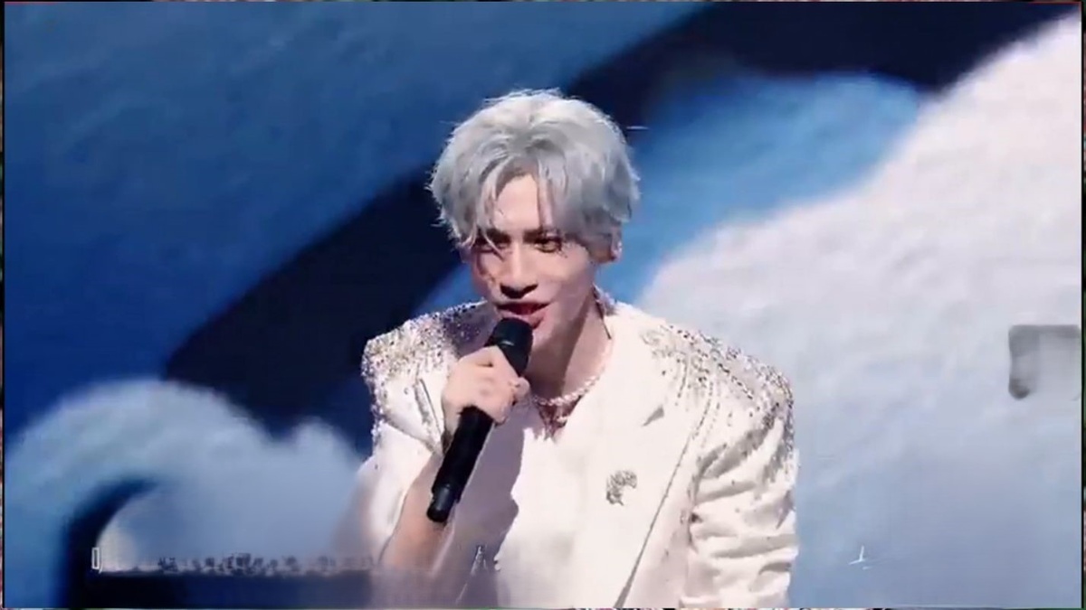 Снимок с экрана монитора. Стоп кадр концерта.