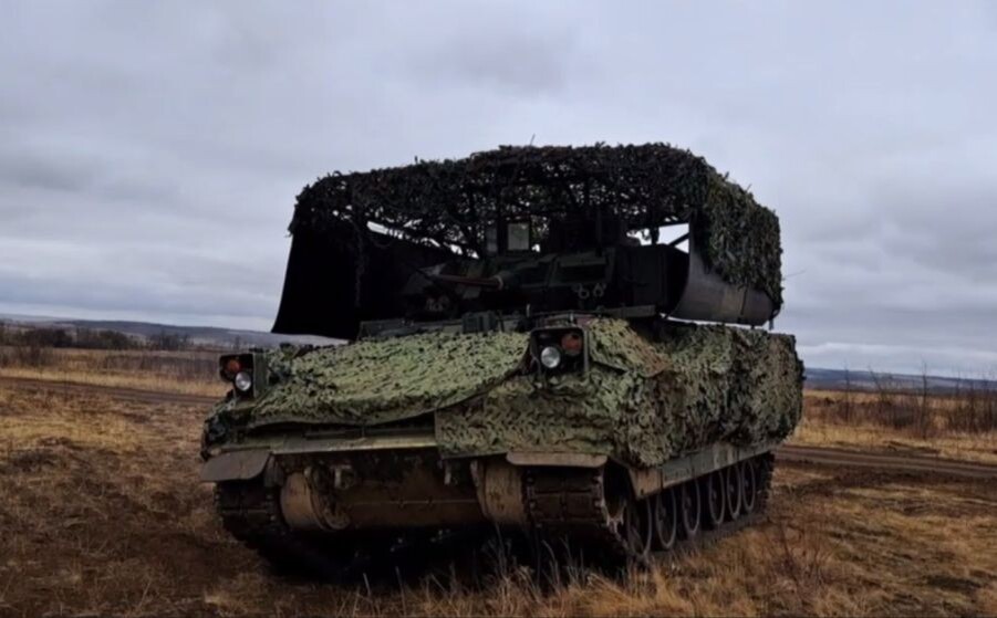 Трофейный Брэдли поставлен в строй и используется в 30-ой бригаде группировки Центр