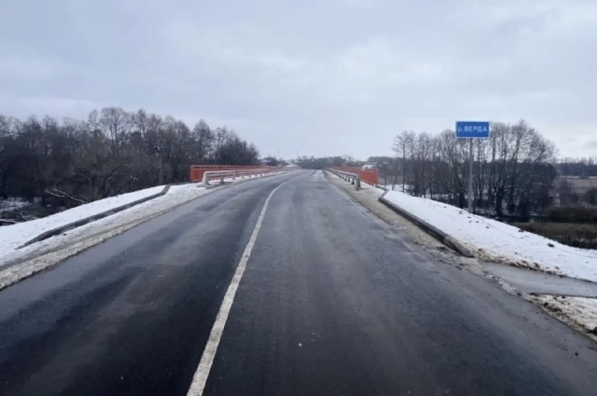    Мост через реку Верду в Сараевском районе отремонтирован