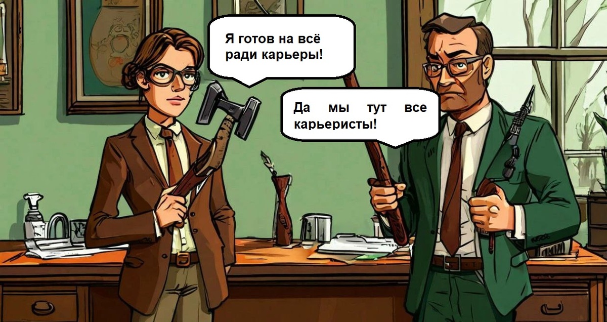 Когда встречаются карьеристы