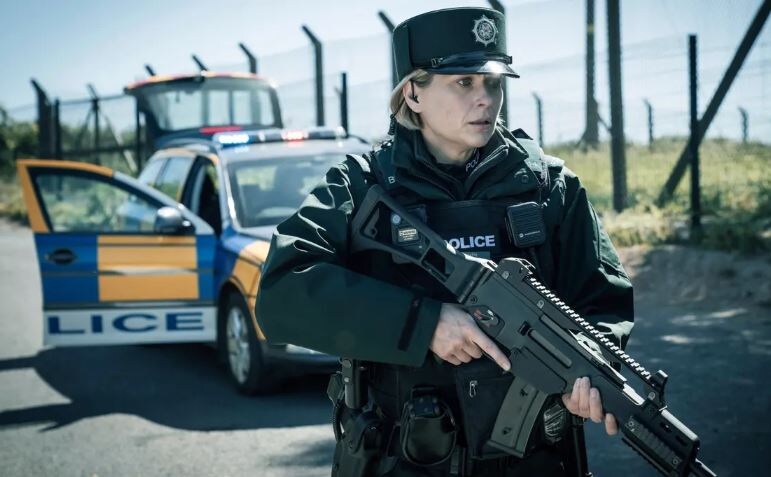 Фрагмент из сериала "Голубые огни"