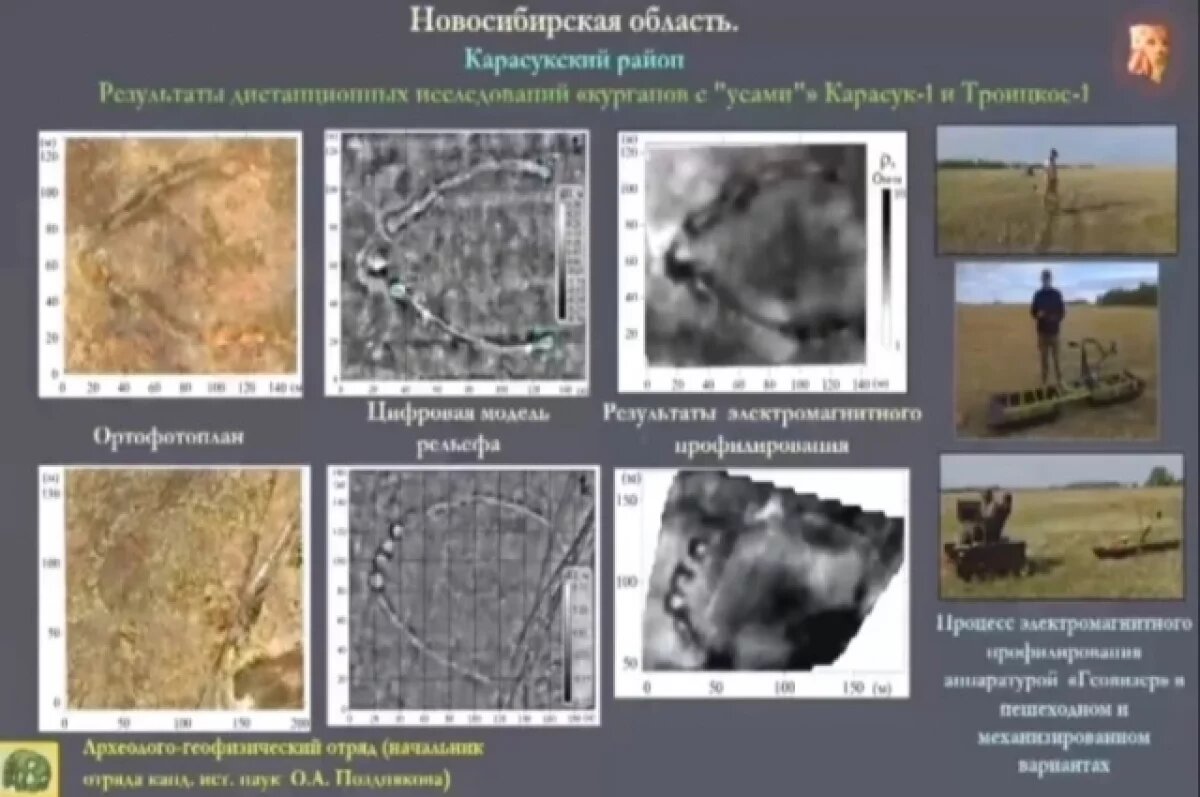    Древние усатые курганы впервые обнаружили в Новосибирской области