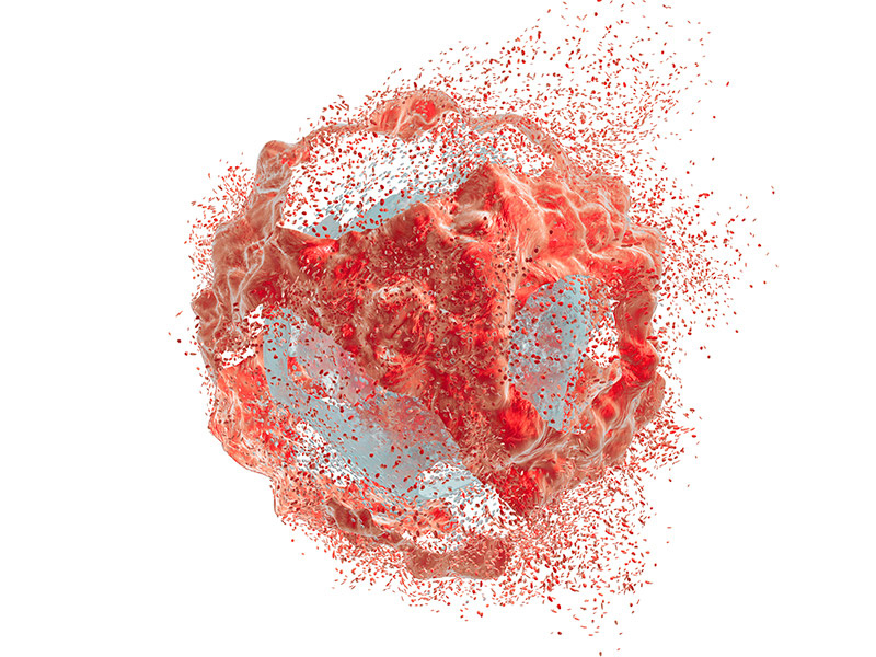 Разрушение раковой опухоли