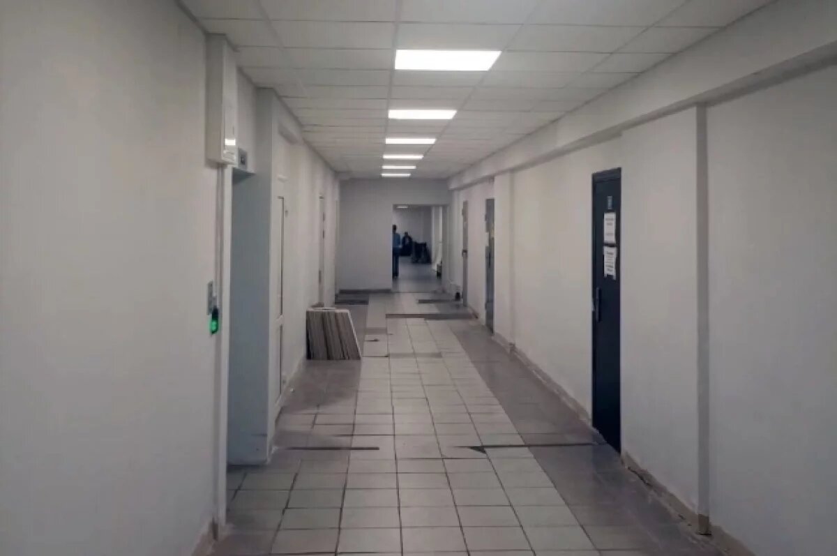    Приемное отделения филиала областной больницы в Великих Луках ремонтируется