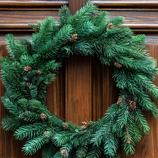 Простой новогодний венок из ели от AzaliaNow Катя Невская  📷
