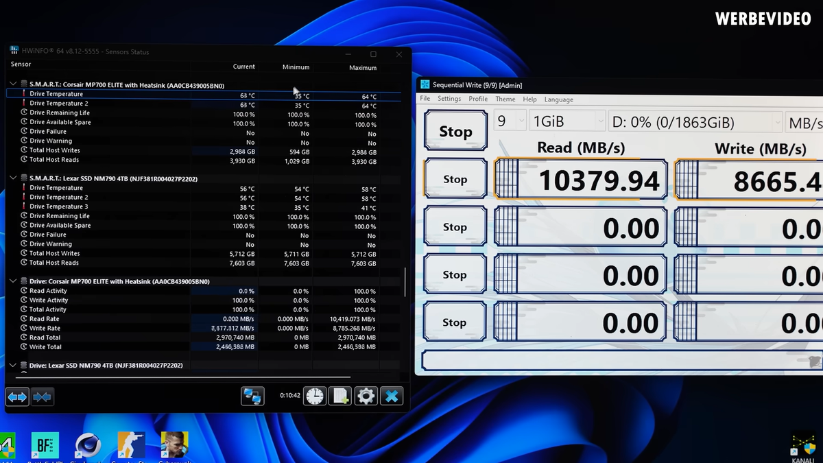    Crucial MP700 с комплектным радиатором