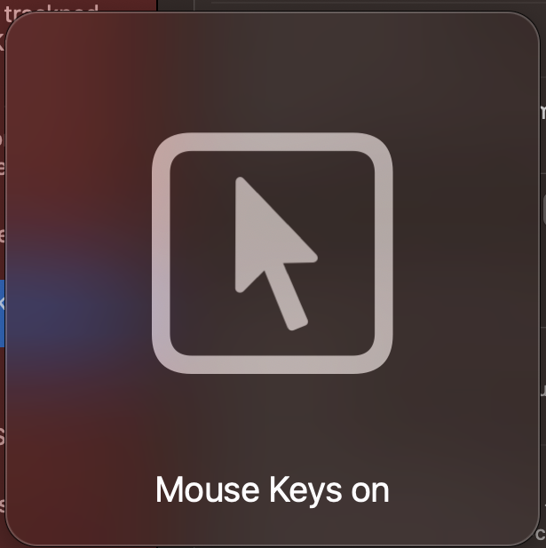 Mouse Keys on