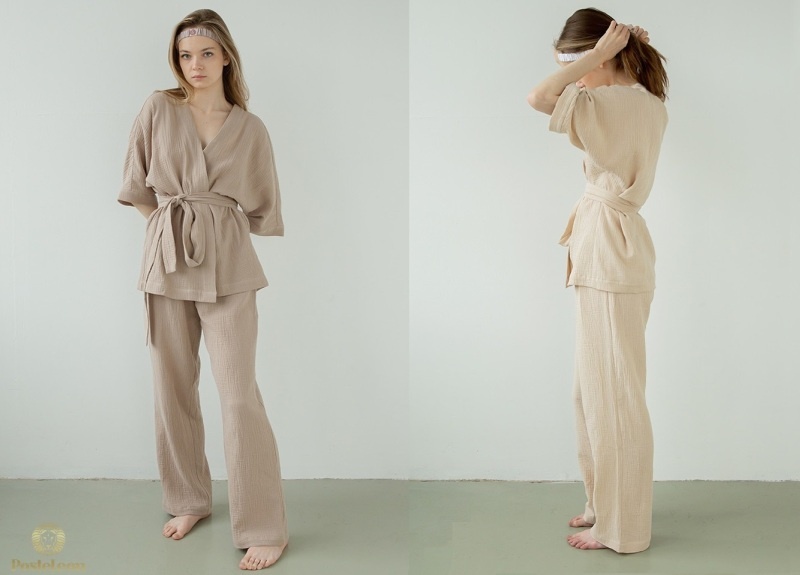 Домашние костюмы в стиле кимоно от Luxberry