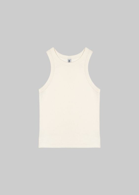 Круглый вырез. Майка