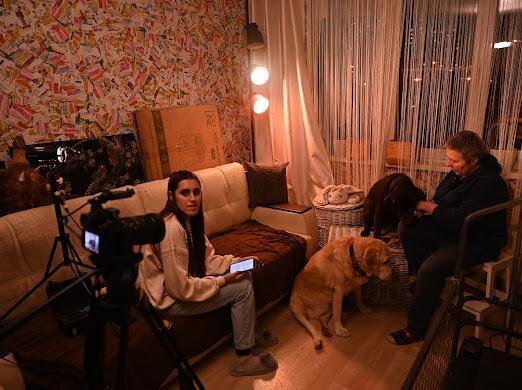 Мы- участники съемок сюжета