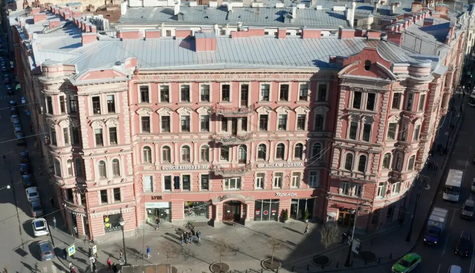 Современный вид на доходный дом Корзинина. Фото с сайта коворкинга "Ясная Поляна"