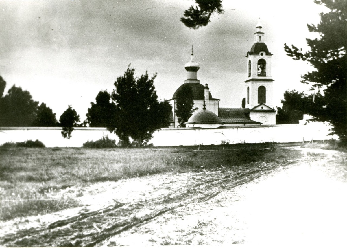 Вид старинного монастыря с севера 1905 год