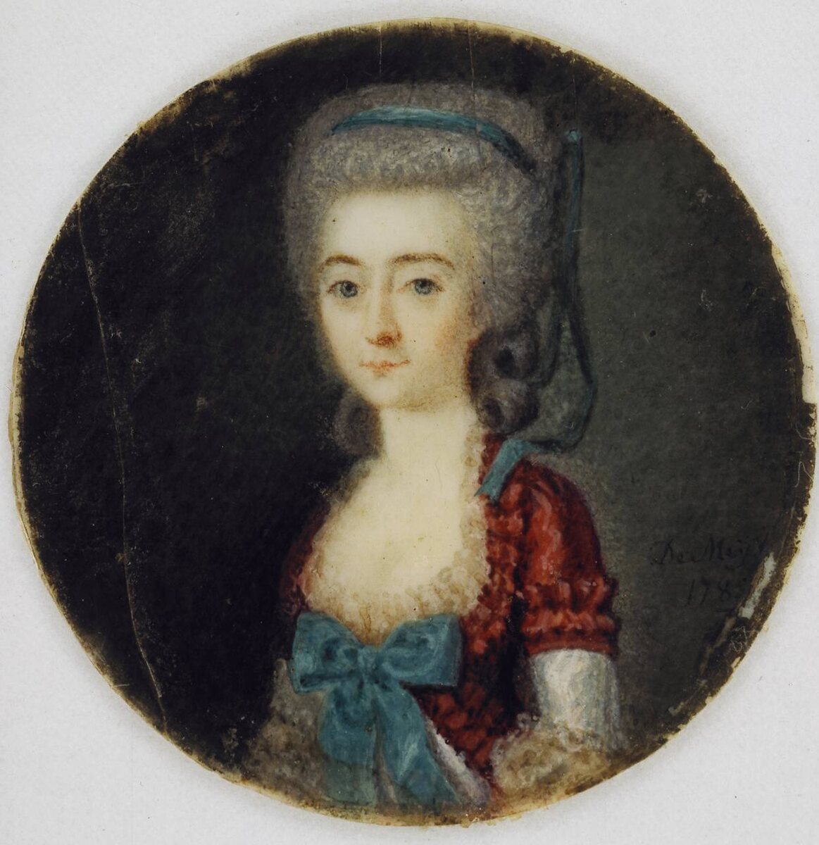 Портрет княгини Ирины Михайловны Щербатовой, похороненной напротив алтаря Успенской церкви Сольбинской пустыни