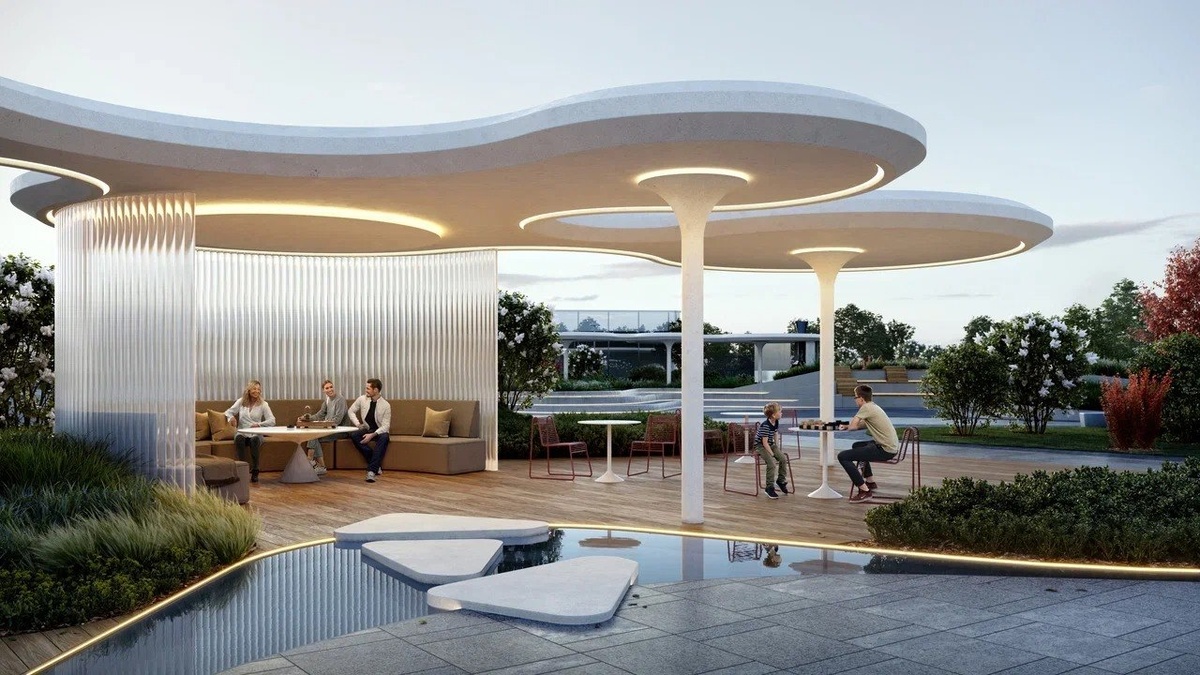 На территории ЖК Hideout. Фото: пресс-служба Urban Awards