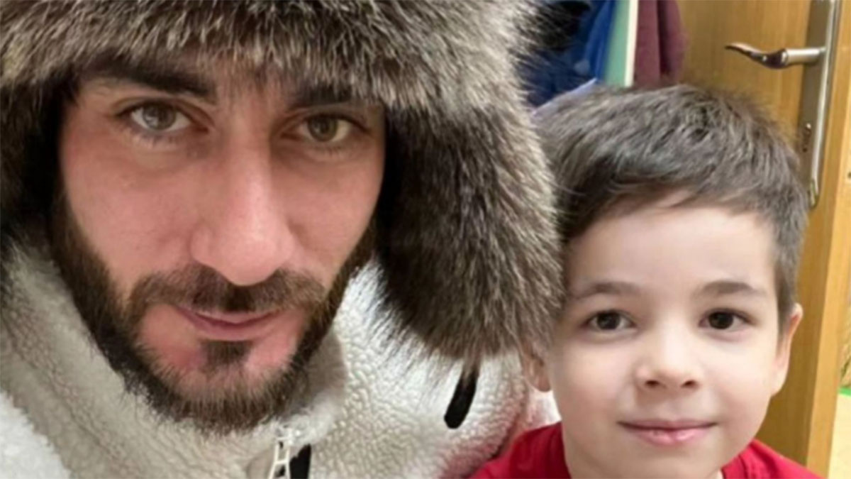 Тигран Салибеков с младшим сыном Багратом. Фото: соцсети Тиграна Салибекова