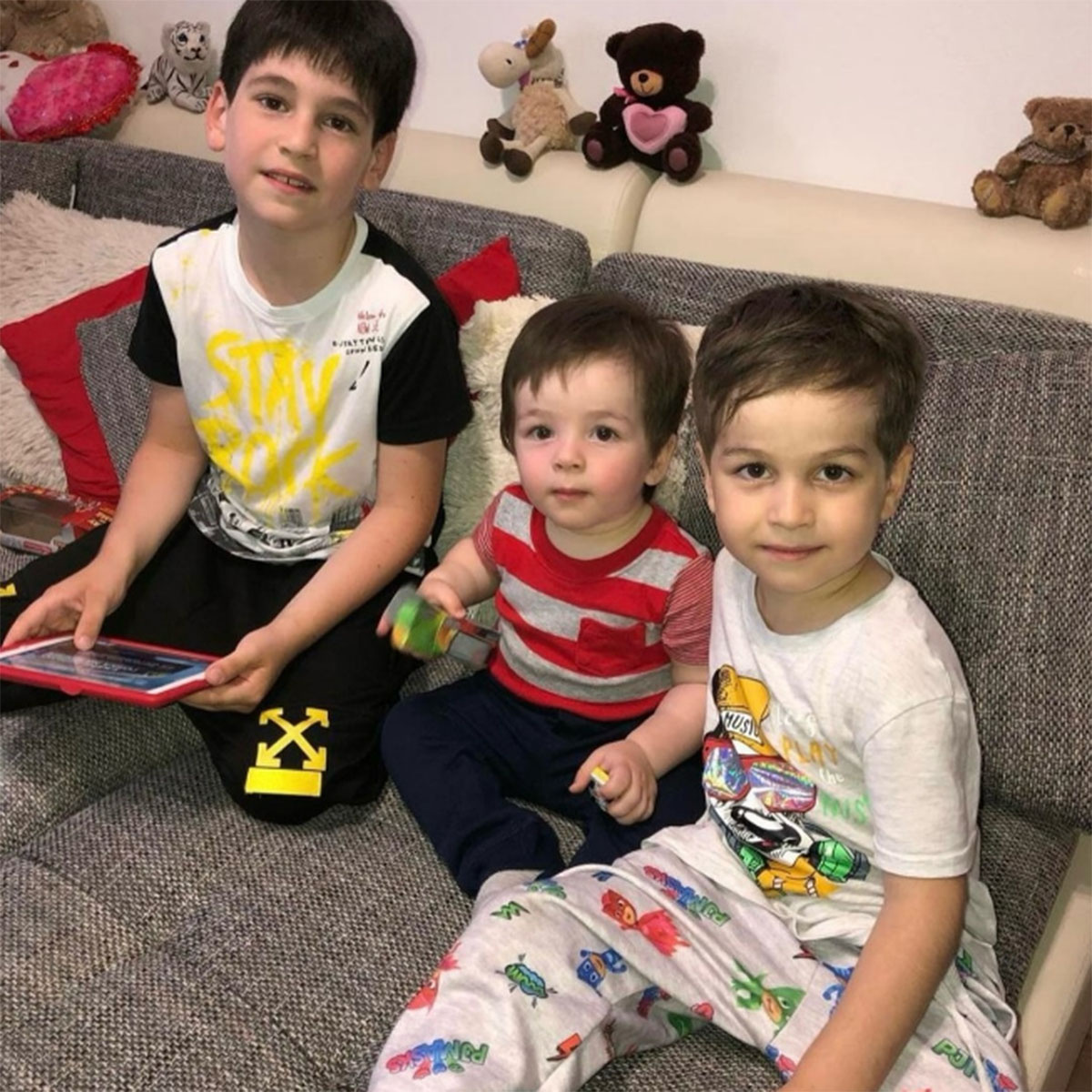 Сыновья Тиграна Салибекова от первого брака. Фото: соцсети Тиграна Салибекова