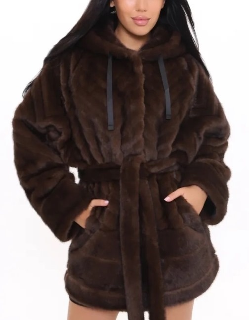 Полушубок экомех