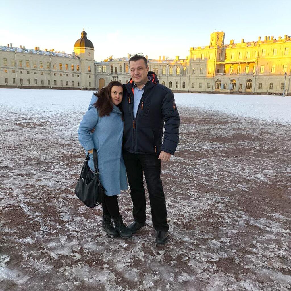 Елена Наталова с мужем © Sputnik, из семейного архива