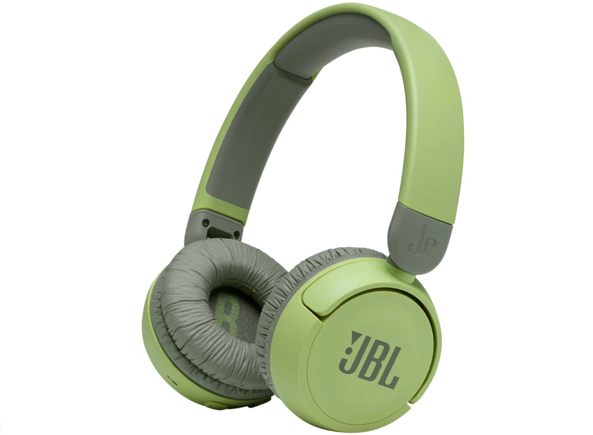 Детские беспроводные наушники JBL JR310BT, зеленый 