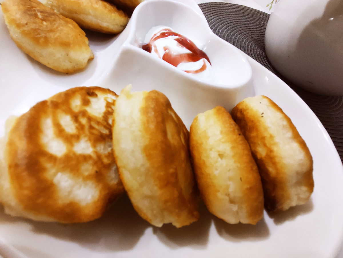 Вот такие пышечки у меня получились.