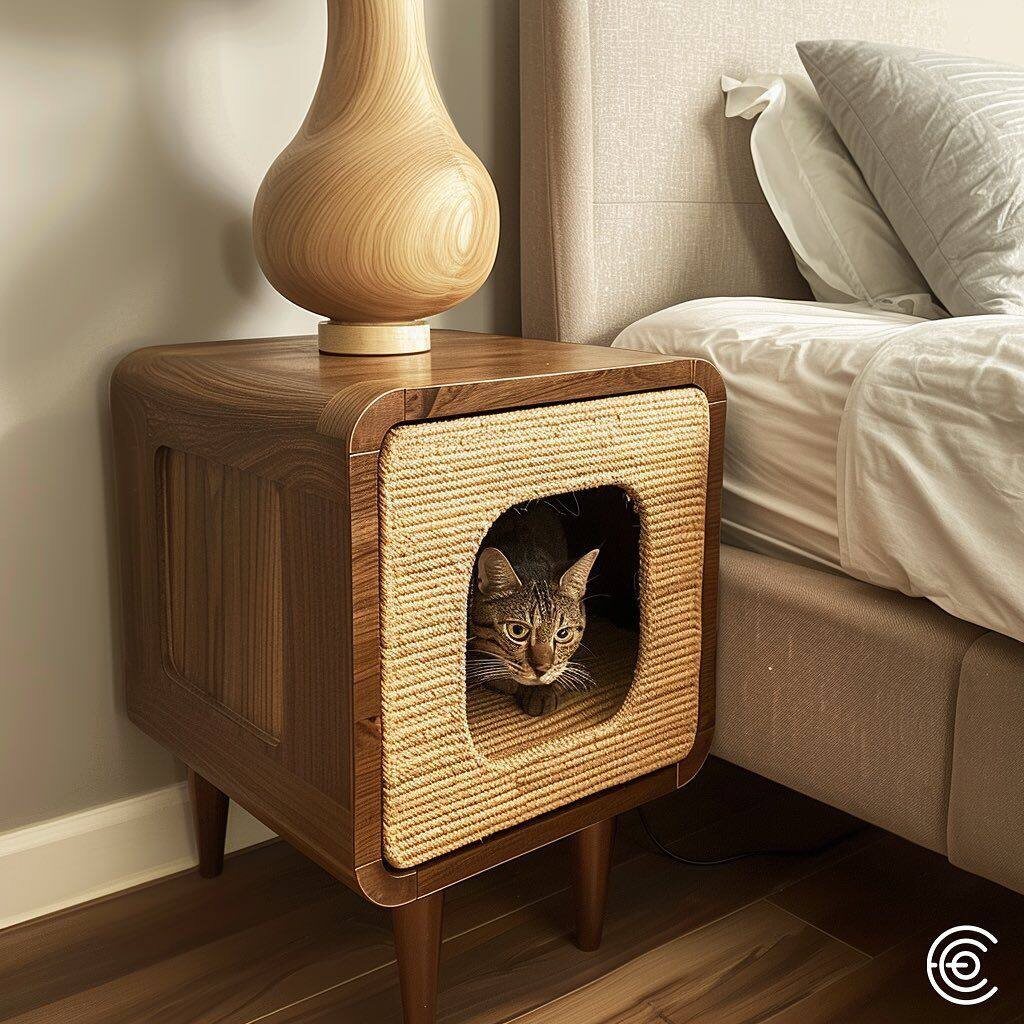 Деревянную мебель любят все – даже наши домашние питомцы 🐾