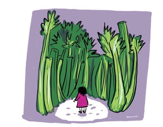 Так себя чувствуешь 100 кг сельдерея спустя :-)