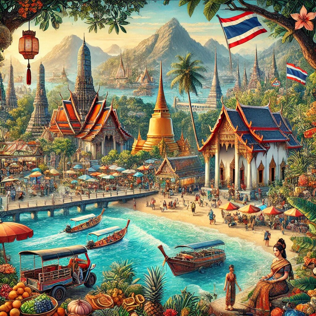 Таиланд с точки зрения ИИ