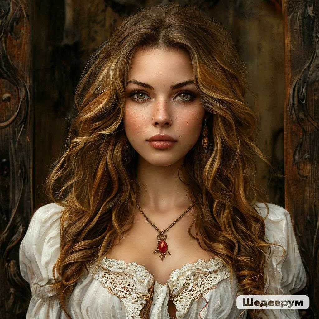 Это Анастасия. Вот так представляет себе ИИ Настеньку