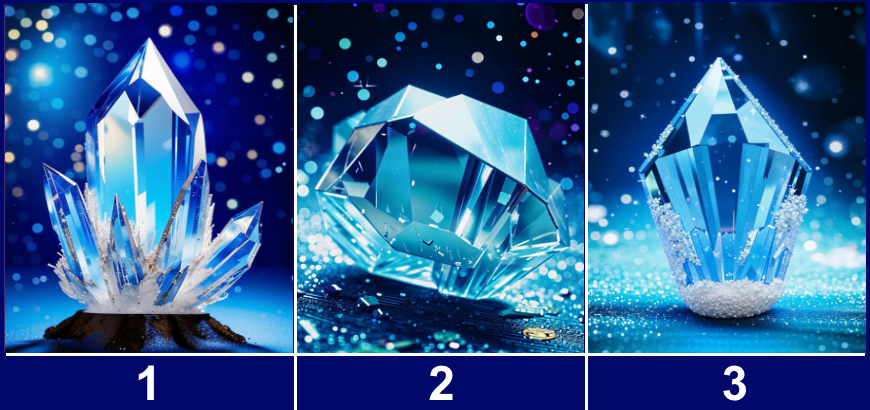 Выберите кристалл