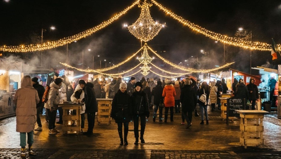    Рождественская ярмарка на острове Канта. Калининград. Автор фото: пресс-служба правительства Калининградской области