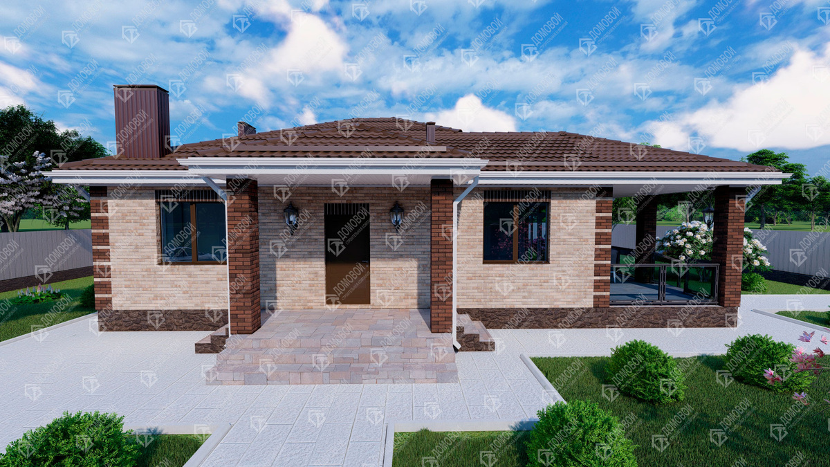 Проект разработан архитектором ООО СК "Домовой" (г. Краснодар) 