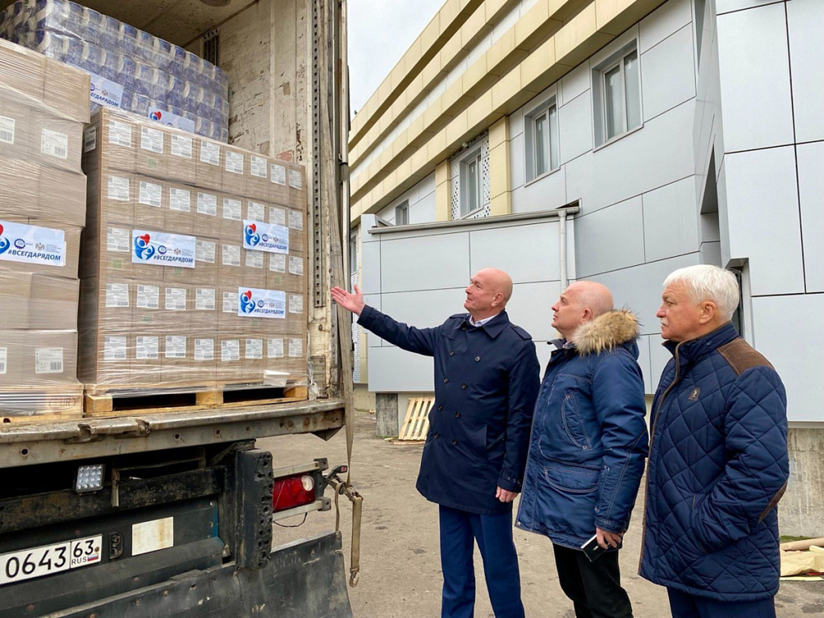    В Курск доставили 60 тонн гумпомощи в рамках акции «Всегда рядом»