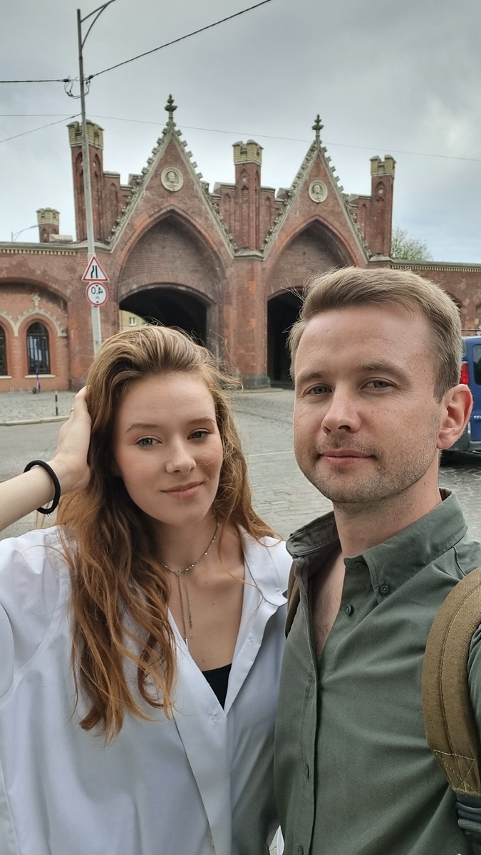 Мы на фоне музея марципана.