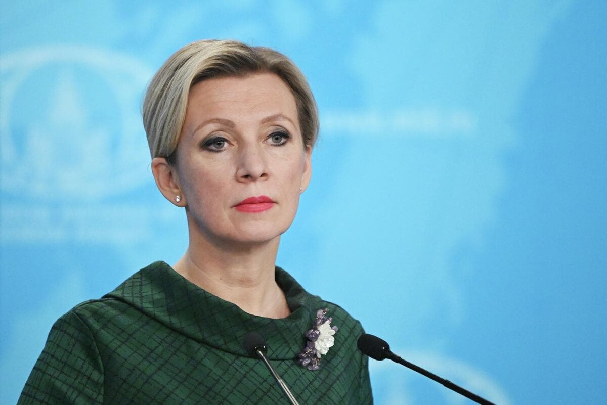    Официальный представитель Министерства иностранных дел России Мария Захарова. @ Cергей Гунеев / РИА "Новости"