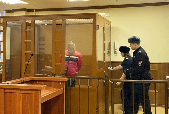    Герман Беляков в зале суда