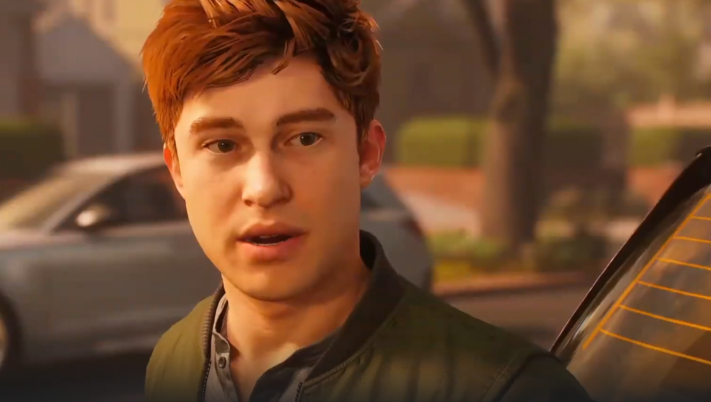 Гарри делает вид, что рад видеть Питера- но по нему никогда не понятно так ли это на самом деле