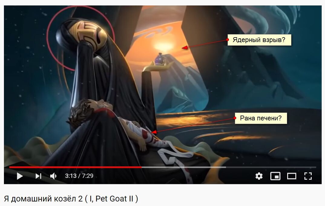 Рана справа на теле в юном возрасте и ядерный взрыв