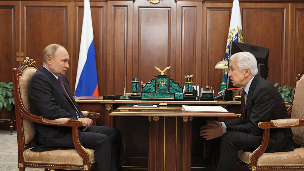 Владимир Путин и Владимир Васильев понимали друг друга и без слов .📷Фото: пресс-служба президента РФ