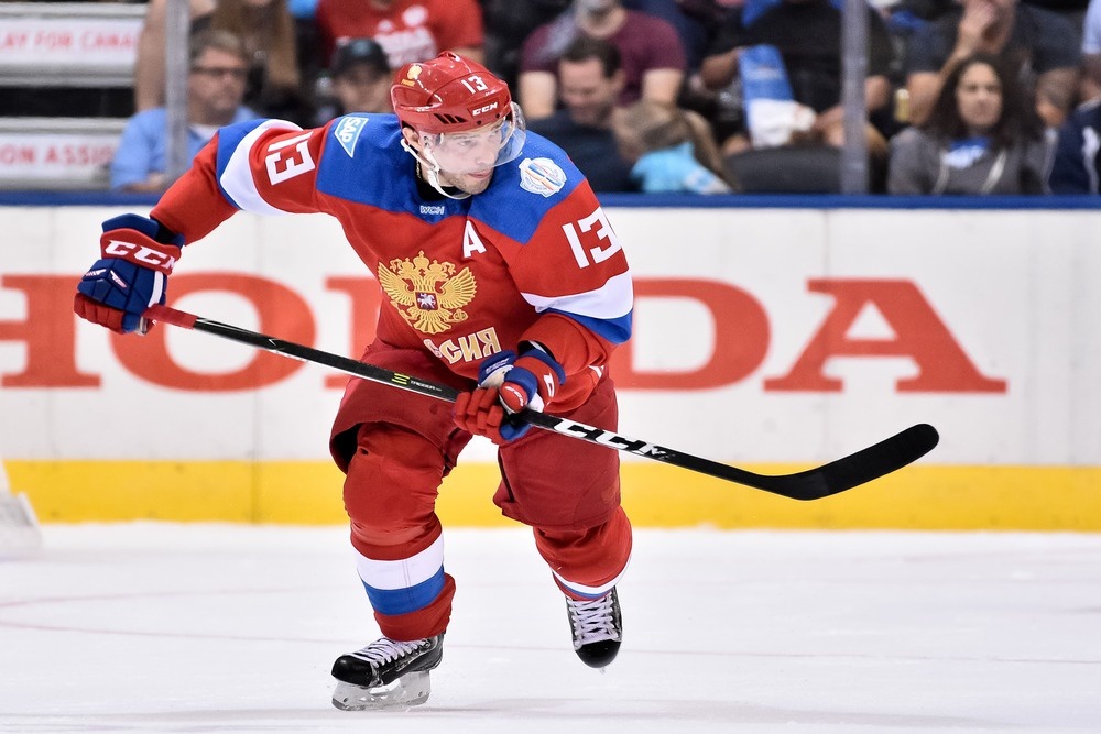    В свитере сборной России Павел Дацюк брал "золото" Олимпийских игр и чемпионата мира. / Getty Images