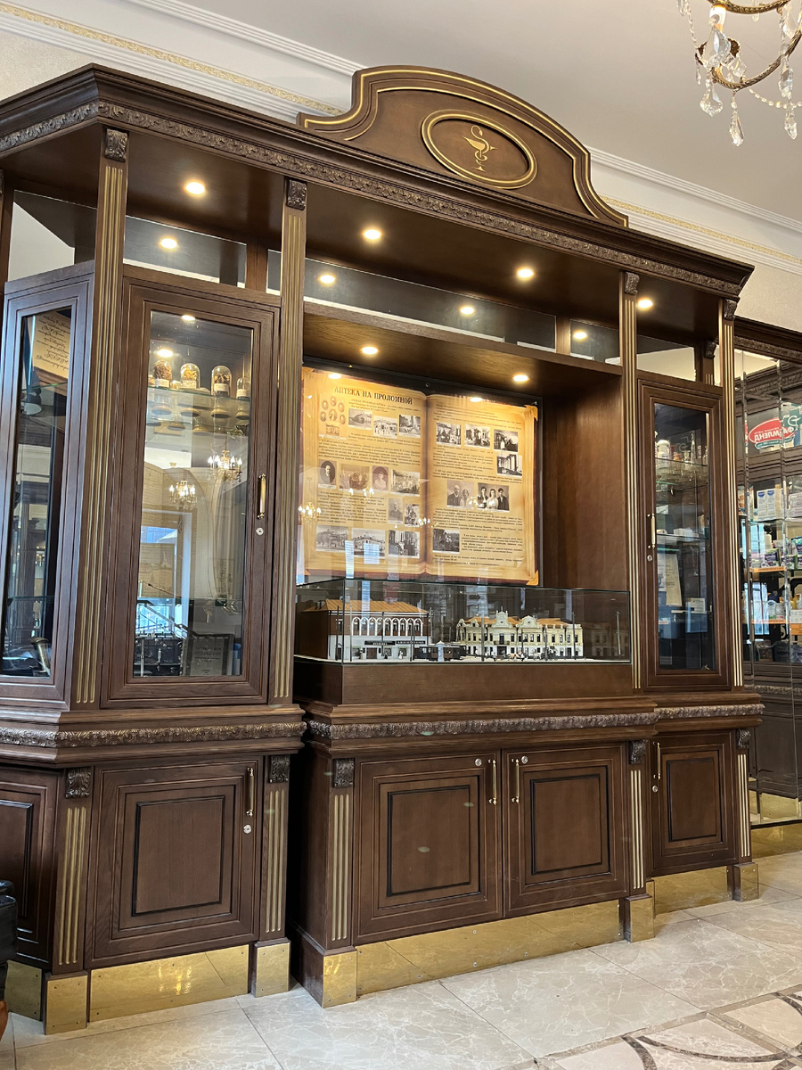 Интерьеры старинной аптеки