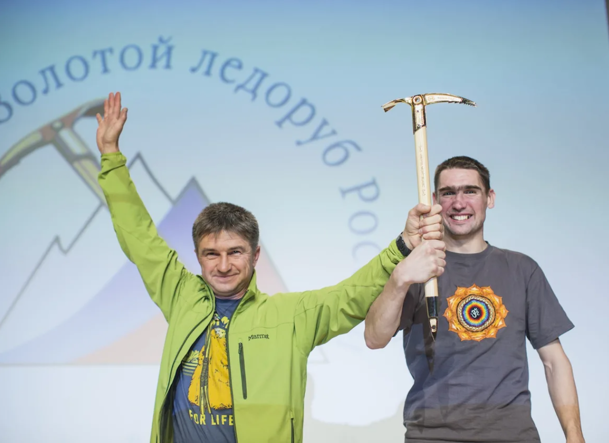 Александр Ручкин и Вячеслав Иванов. Обладатели "Золотого ледоруба России" - 2013