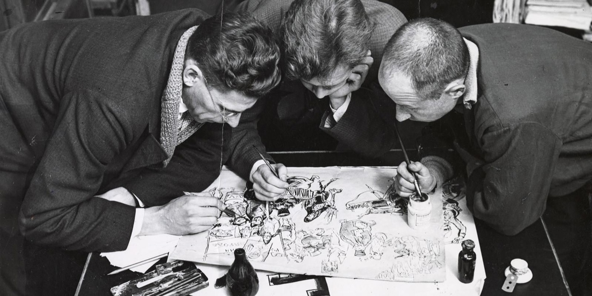 Кукрыниксы в работе.