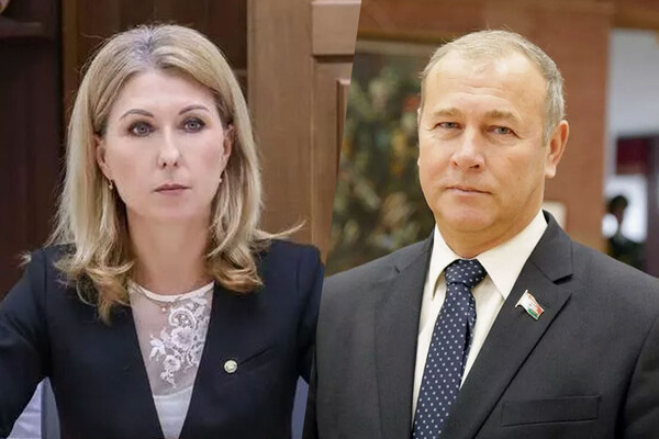 Ольга Чемоданова и Сергей Бобриков / ЦИК Беларуси/Министерство обороны Республики Беларусь